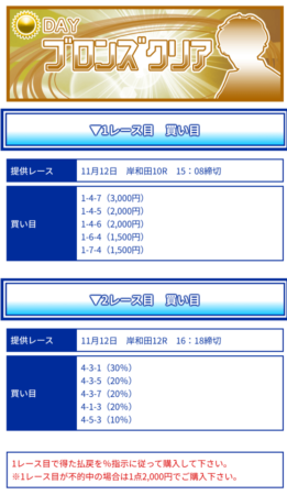 クリアレーサーのブロンズクリア